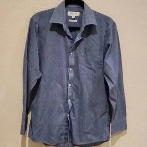 NINA RICCI Casual Shirt Long Sleeves Size 15 1/2